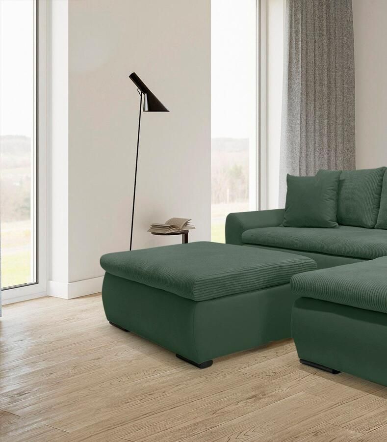 Home affaire Hocker Win met zwarte metalen poten vrij plaatsbaar - Foto 3