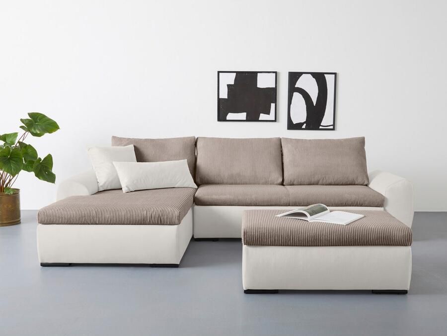 Home affaire Hocker Win met zwarte metalen poten vrij plaatsbaar - Foto 5