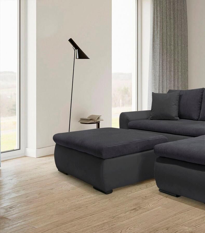 Home affaire Hocker Win met zwarte metalen poten vrij plaatsbaar - Foto 4