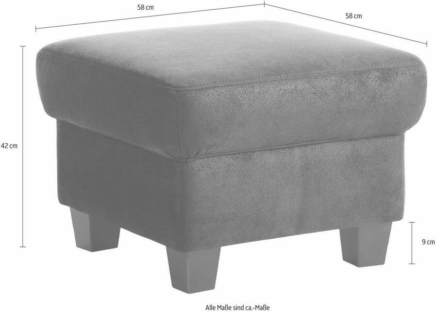 Home affaire Hocker Yesterday passend bij de yesterday-serie ook in ribfluweel