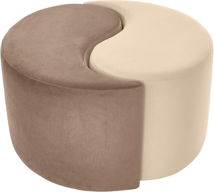 Home affaire Hocker Yin&Yang diameter 82 cm 2-delig afzonderlijk plaatsbaar of yin-yang-look - Foto 3