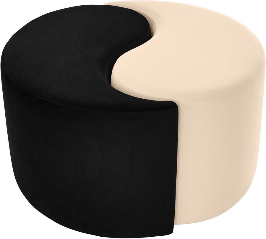 Home affaire Hocker Yin&Yang diameter 82 cm 2-delig afzonderlijk plaatsbaar of yin-yang-look - Foto 2