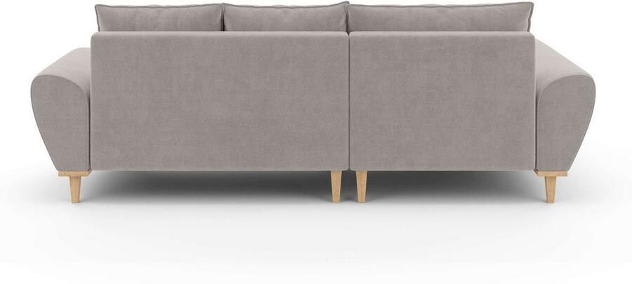 Home affaire Hoekbank Ahrdorf met bedfunctie en opbergruimte afmetingen: B H D 268 86 175 cm - Foto 7