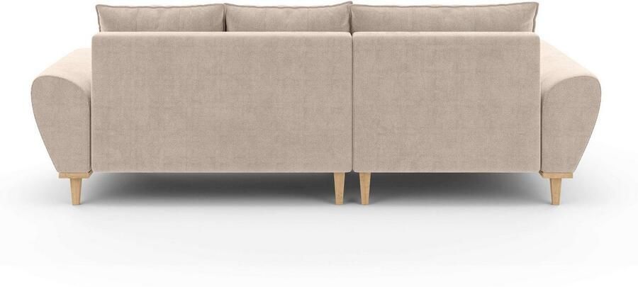 Home affaire Hoekbank Ahrdorf met bedfunctie en opbergruimte afmetingen: B H D 268 86 175 cm - Foto 7