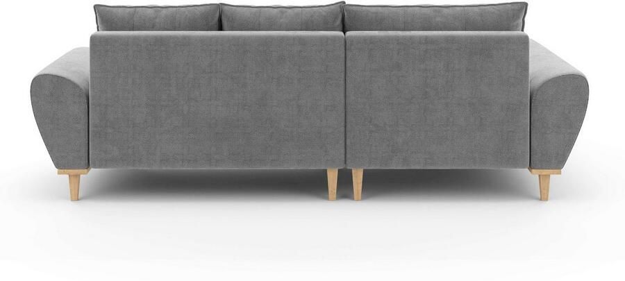 Home affaire Hoekbank Ahrdorf met bedfunctie en opbergruimte afmetingen: B H D 268 86 175 cm - Foto 7