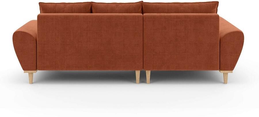 Home affaire Hoekbank Ahrdorf met bedfunctie en opbergruimte afmetingen: B H D 268 86 175 cm - Foto 7