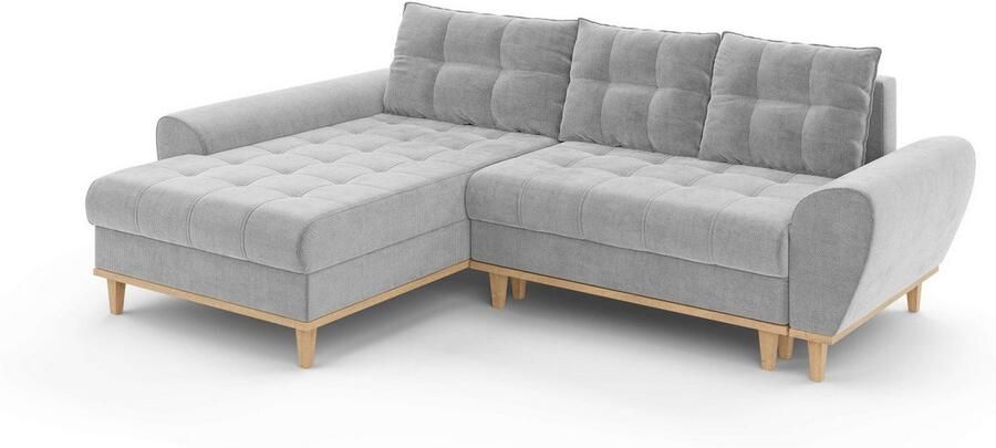 Home affaire Hoekbank Ahrdorf met bedfunctie en opbergruimte afmetingen: B H D 268 86 175 cm - Foto 6