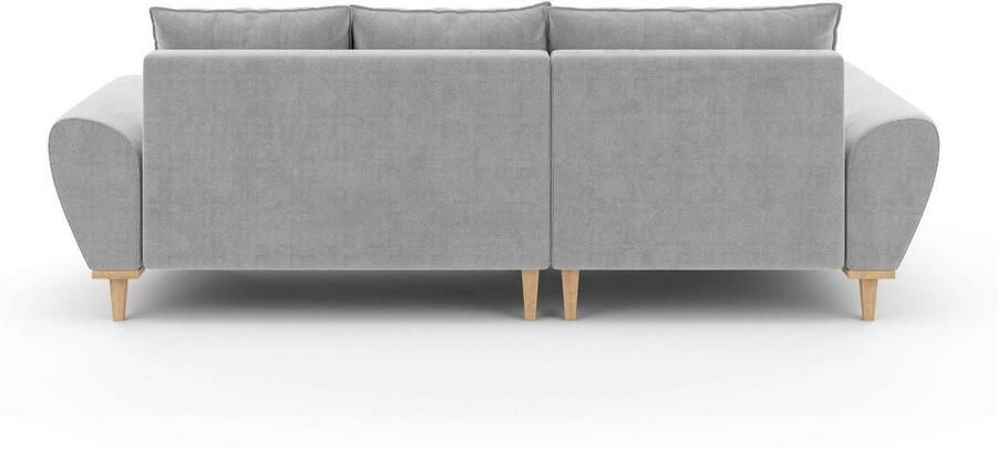 Home affaire Hoekbank Ahrdorf met bedfunctie en opbergruimte afmetingen: B H D 268 86 175 cm - Foto 7