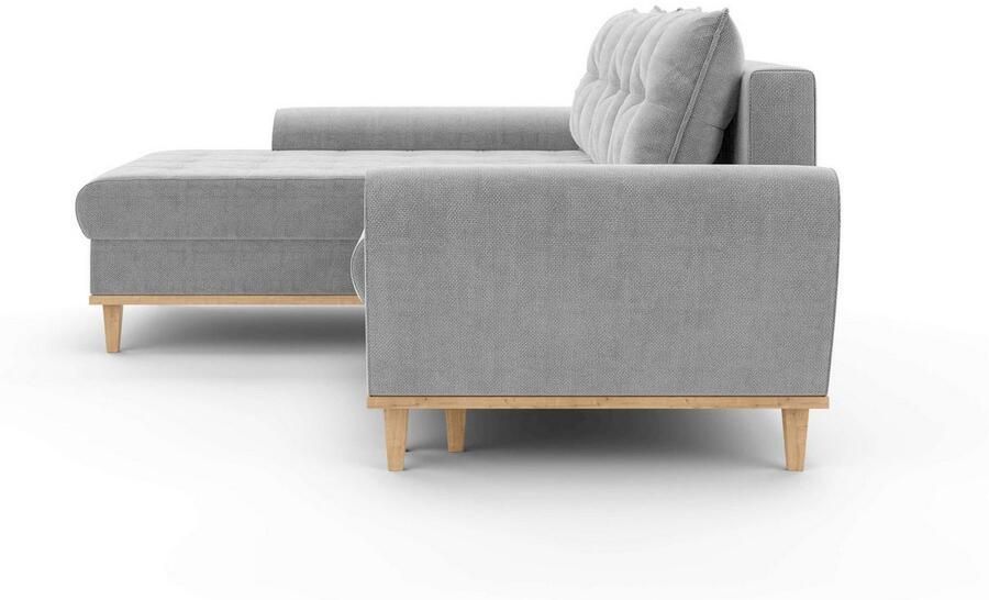 Home affaire Hoekbank Ahrdorf met bedfunctie en opbergruimte afmetingen: B H D 268 86 175 cm - Foto 3