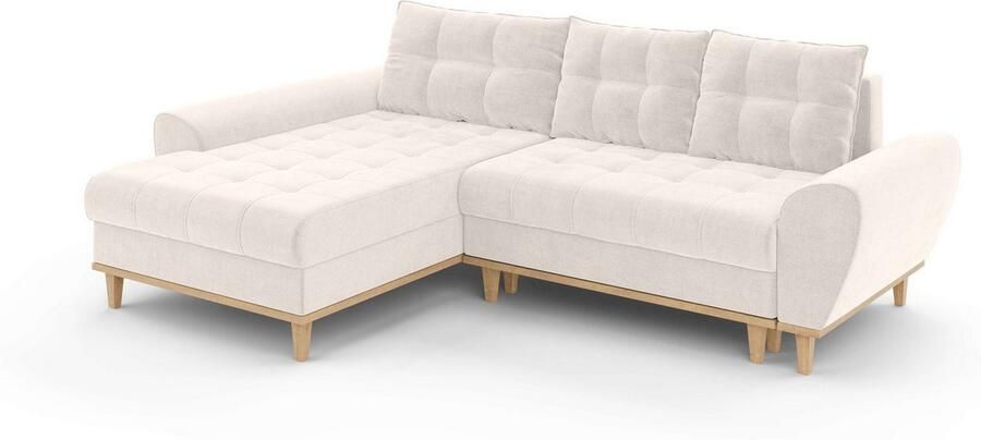 Home affaire Hoekbank Ahrdorf met bedfunctie en opbergruimte afmetingen: B H D 268 86 175 cm - Foto 6