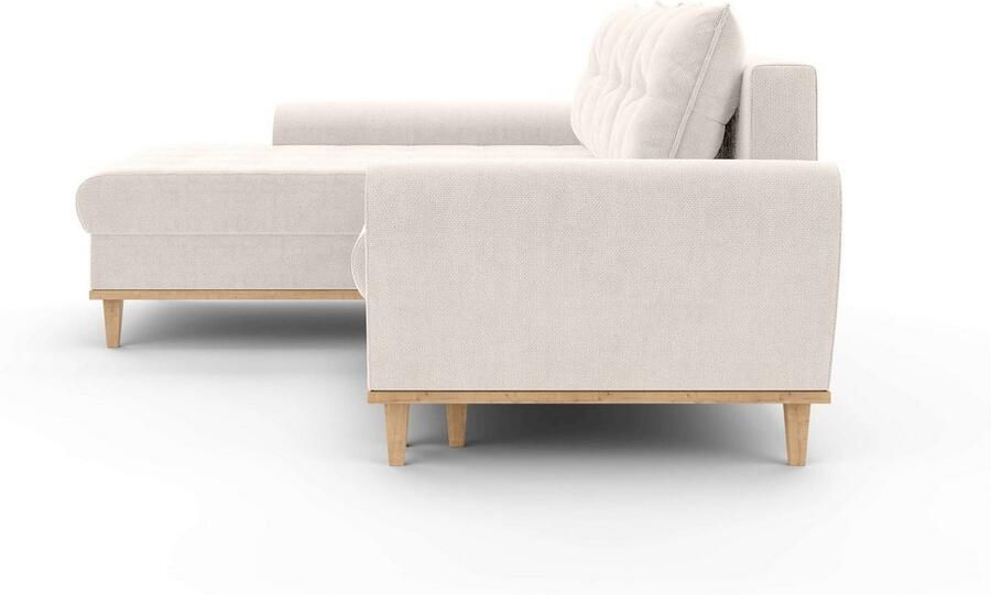 Home affaire Hoekbank Ahrdorf met bedfunctie en opbergruimte afmetingen: B H D 268 86 175 cm - Foto 2