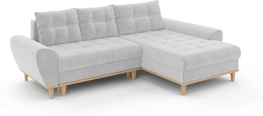 Home affaire Hoekbank Ahrdorf met bedfunctie en opbergruimte afmetingen: B H D 268 86 175 cm - Foto 6