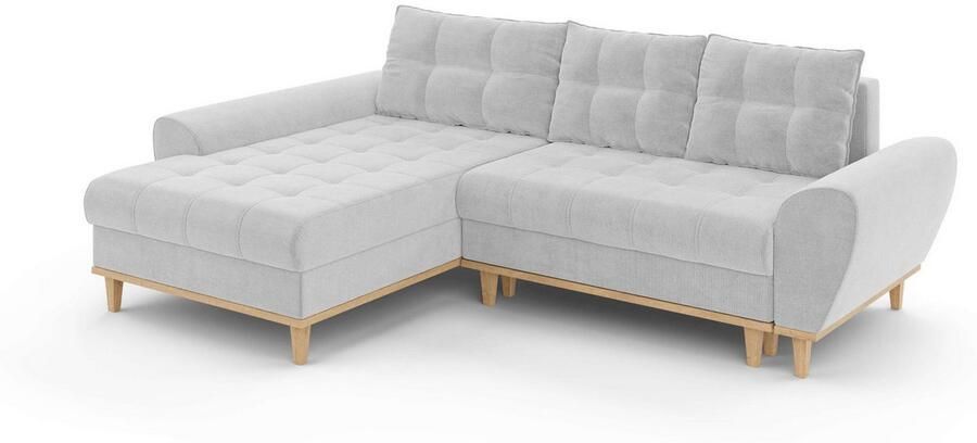 Home affaire Hoekbank Ahrdorf met bedfunctie en opbergruimte afmetingen: B H D 268 86 175 cm - Foto 6