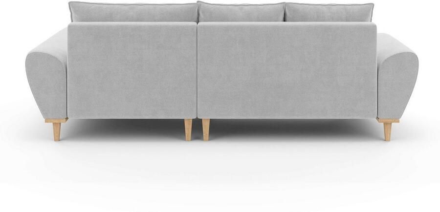 Home affaire Hoekbank Ahrdorf met bedfunctie en opbergruimte afmetingen: B H D 268 86 175 cm - Foto 5