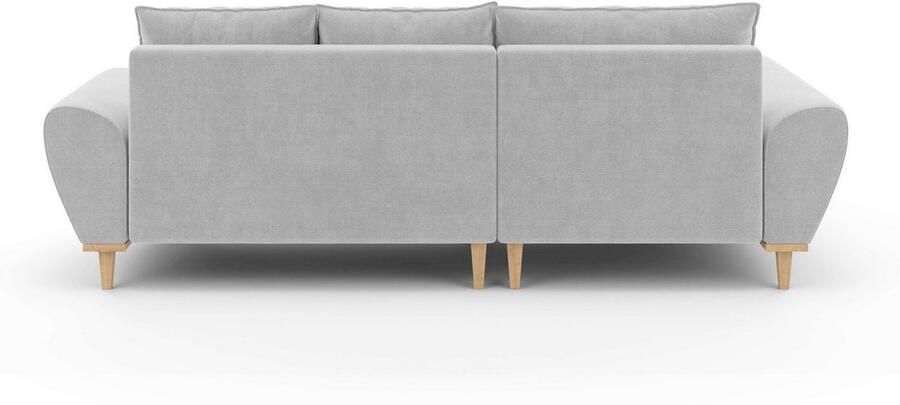 Home affaire Hoekbank Ahrdorf met bedfunctie en opbergruimte afmetingen: B H D 268 86 175 cm - Foto 7