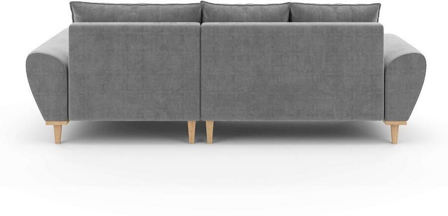 Home affaire Hoekbank Ahrdorf met bedfunctie en opbergruimte afmetingen: B H D 268 86 175 cm - Foto 6