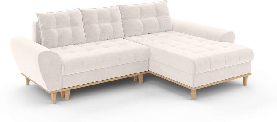 Home affaire Hoekbank Ahrdorf met bedfunctie en opbergruimte afmetingen: B H D 268 86 175 cm - Foto 6