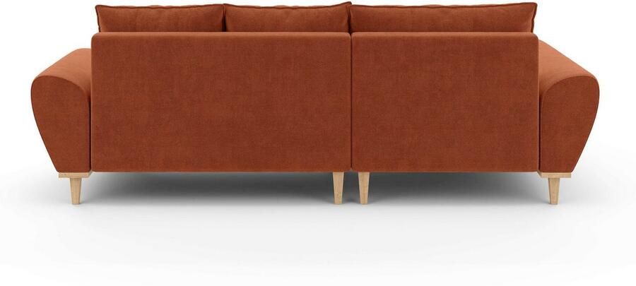 Home affaire Hoekbank Ahrdorf met bedfunctie en opbergruimte afmetingen: B H D 268 86 175 cm - Foto 7