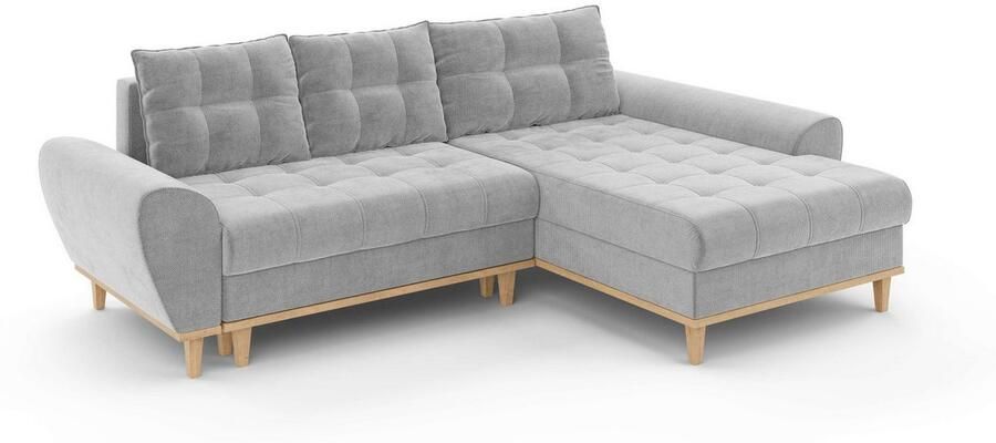 Home affaire Hoekbank Ahrdorf met bedfunctie en opbergruimte afmetingen: B H D 268 86 175 cm - Foto 7