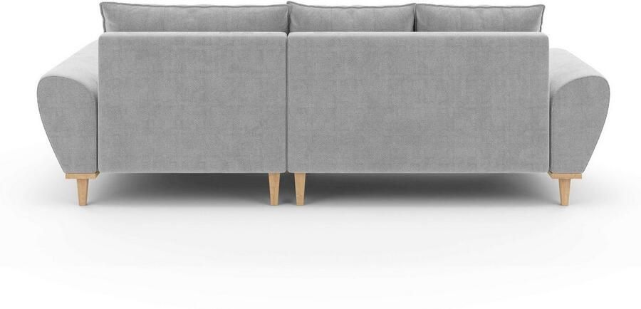 Home affaire Hoekbank Ahrdorf met bedfunctie en opbergruimte afmetingen: B H D 268 86 175 cm - Foto 6