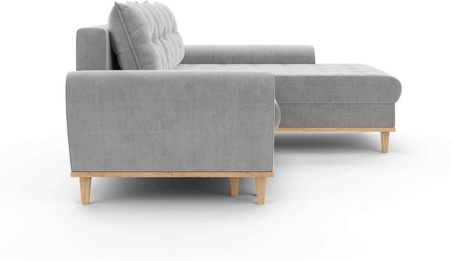 Home affaire Hoekbank Ahrdorf met bedfunctie en opbergruimte afmetingen: B H D 268 86 175 cm - Foto 3
