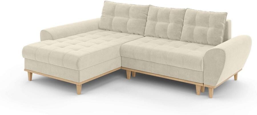 Home affaire Hoekbank Ahrdorf met bedfunctie en opbergruimte afmetingen: B H D 268 86 175 cm - Foto 6