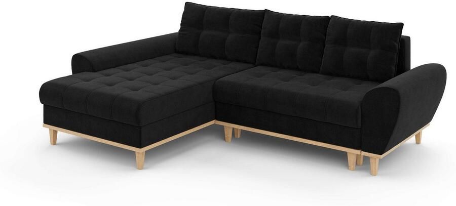 Home affaire Hoekbank Ahrdorf met bedfunctie en opbergruimte afmetingen: B H D 268 86 175 cm - Foto 6