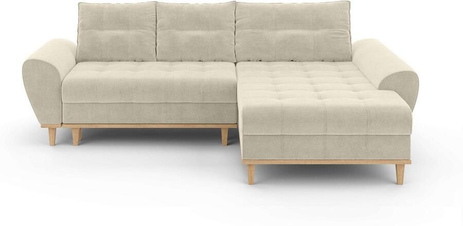 Home affaire Hoekbank Ahrdorf met bedfunctie en opbergruimte afmetingen: B H D 268 86 175 cm - Foto 4