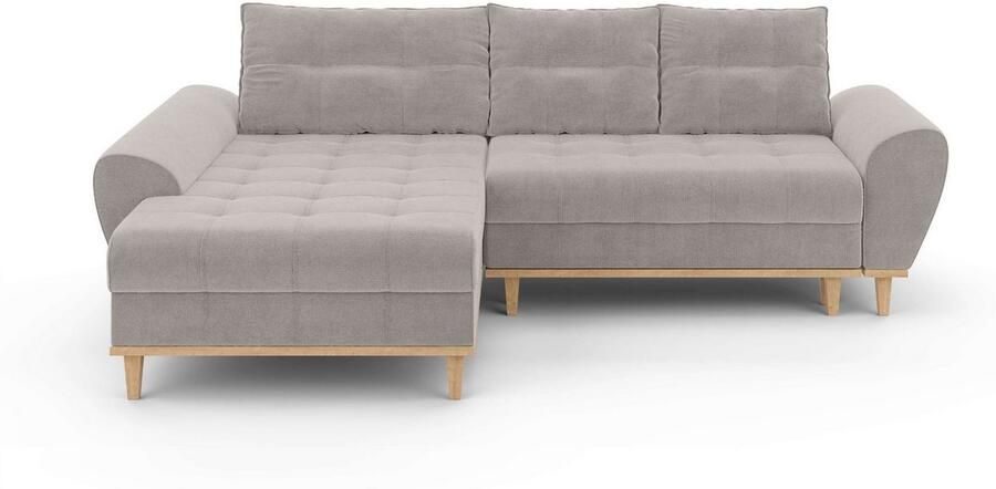 Home affaire Hoekbank Ahrdorf met bedfunctie en opbergruimte afmetingen: B H D 268 86 175 cm - Foto 5