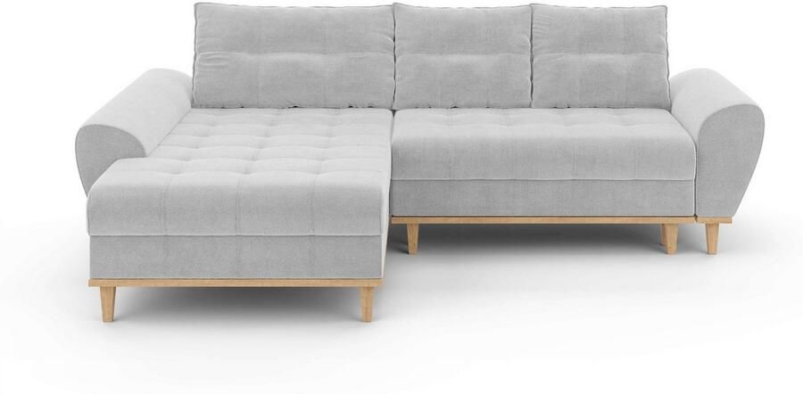 Home affaire Hoekbank Ahrdorf met bedfunctie en opbergruimte afmetingen: B H D 268 86 175 cm - Foto 5