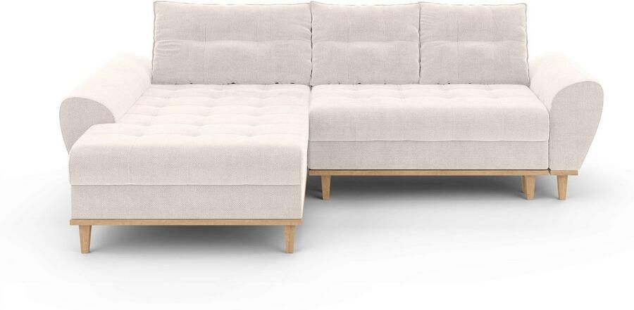 Home affaire Hoekbank Ahrdorf met bedfunctie en opbergruimte afmetingen: B H D 268 86 175 cm - Foto 4