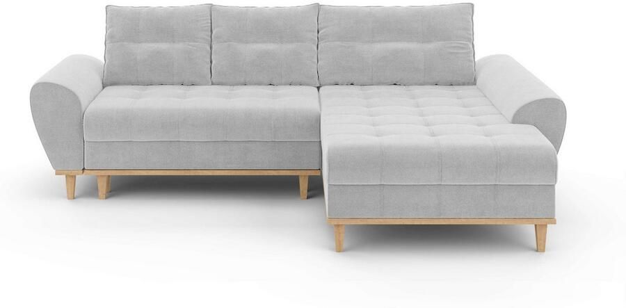 Home affaire Hoekbank Ahrdorf met bedfunctie en opbergruimte afmetingen: B H D 268 86 175 cm - Foto 4