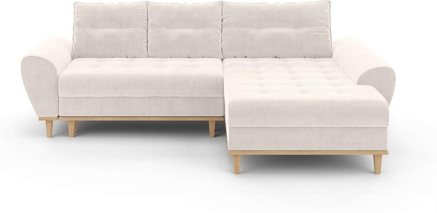 Home affaire Hoekbank Ahrdorf met bedfunctie en opbergruimte afmetingen: B H D 268 86 175 cm - Foto 4