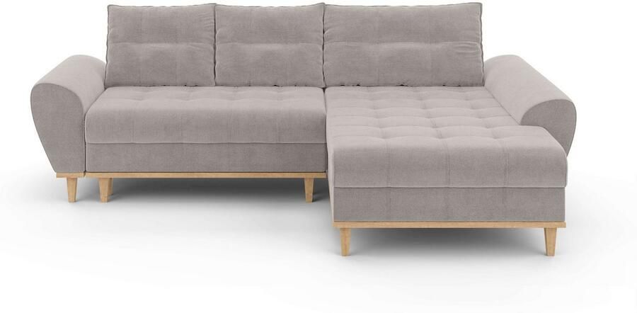 Home affaire Hoekbank Ahrdorf met bedfunctie en opbergruimte afmetingen: B H D 268 86 175 cm - Foto 5