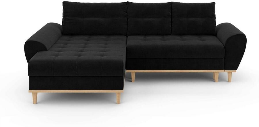 Home affaire Hoekbank Ahrdorf met bedfunctie en opbergruimte afmetingen: B H D 268 86 175 cm - Foto 5