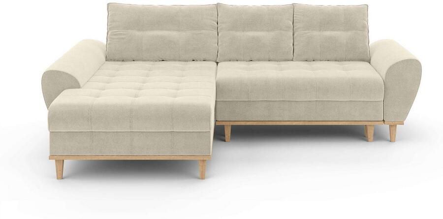 Home affaire Hoekbank Ahrdorf met bedfunctie en opbergruimte afmetingen: B H D 268 86 175 cm - Foto 5