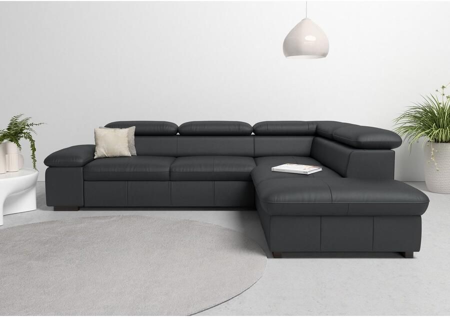 Home affaire Hoekbank Alberto L-vorm met verstelbare hoofdsteun naar keuze met slaapfunctie - Foto 3
