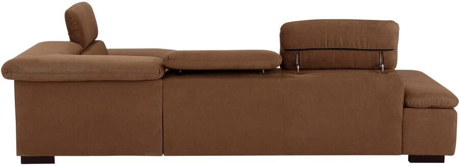 Home affaire Hoekbank Alberto L-vorm met verstelbare hoofdsteun naar keuze met slaapfunctie - Foto 8