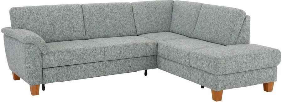 Home affaire Hoekbank Alta L-vorm met binnenvering en contrastnaad poten beuken eikenkleur - Foto 15