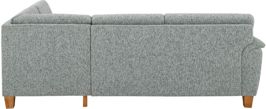 Home affaire Hoekbank Alta L-vorm met binnenvering en contrastnaad poten beuken eikenkleur - Foto 12