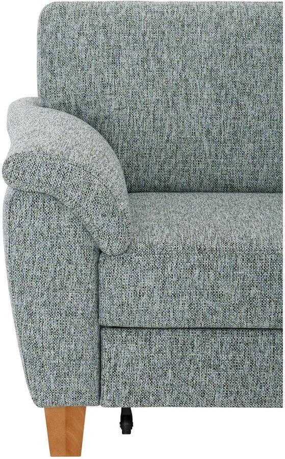 Home affaire Hoekbank Alta L-vorm met binnenvering en contrastnaad poten beuken eikenkleur - Foto 6