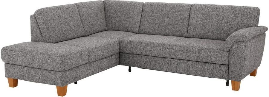 Home affaire Hoekbank Alta L-vorm met binnenvering en contrastnaad poten beuken eikenkleur - Foto 8