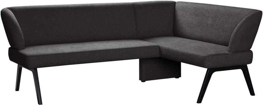 Home affaire Hoekbank Aretha keukenbank kussenbank eettafelbank breedte 215 cm Moderne bank in mooie kleuren nosagvering aantal zitplaatsen: 5 - Foto 3