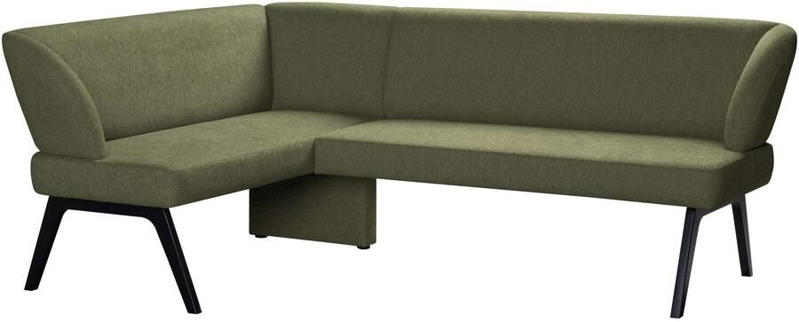 Home affaire Hoekbank Aretha keukenbank kussenbank eettafelbank breedte 215 cm Moderne bank in mooie kleuren nosagvering aantal zitplaatsen: 5 - Foto 3