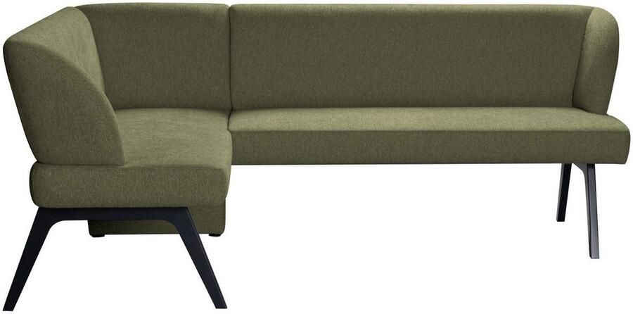 Home affaire Hoekbank Aretha keukenbank kussenbank eettafelbank breedte 215 cm Moderne bank in mooie kleuren nosagvering aantal zitplaatsen: 5