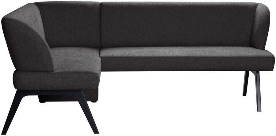 Home affaire Hoekbank Aretha keukenbank kussenbank eettafelbank breedte 215 cm Moderne bank in mooie kleuren nosagvering aantal zitplaatsen: 5