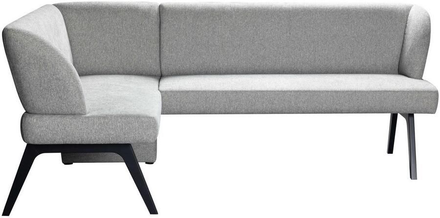 Home affaire Hoekbank Aretha keukenbank kussenbank eettafelbank breedte 215 cm Moderne bank in mooie kleuren nosagvering aantal zitplaatsen: 5 - Foto 4