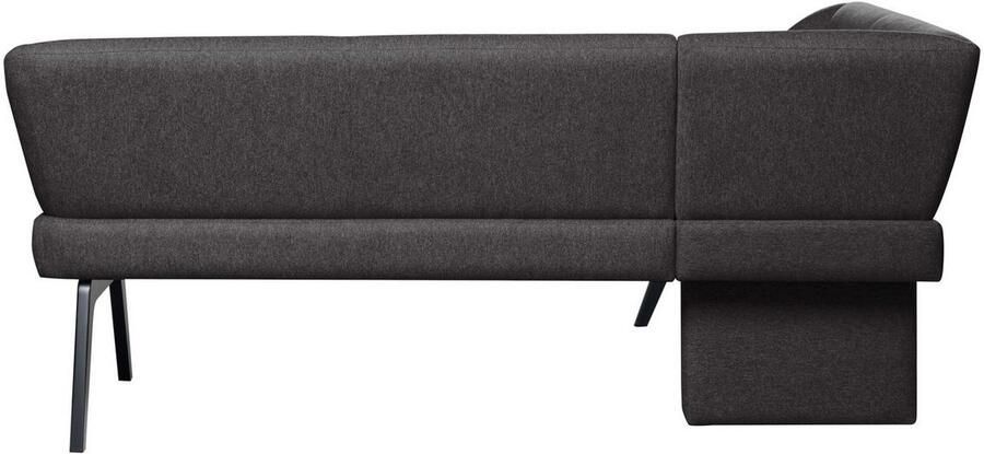 Home affaire Hoekbank Aretha keukenbank kussenbank eettafelbank breedte 215 cm Moderne bank in mooie kleuren nosagvering aantal zitplaatsen: 5 - Foto 2