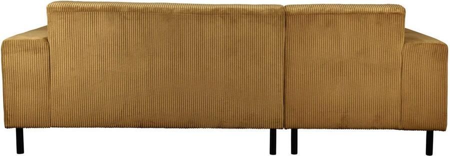 Home affaire Hoekbank ARROS L-vorm met golfondersteuning afmetingen B D H: 235 163 81 cm incl. sierkussens met recamiere rechts links bestelbaar ook in cord - Foto 6