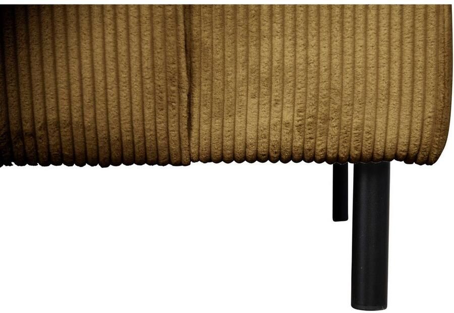 Home affaire Hoekbank ARROS L-vorm met golfondersteuning afmetingen B D H: 235 163 81 cm incl. sierkussens met recamiere rechts links bestelbaar ook in cord